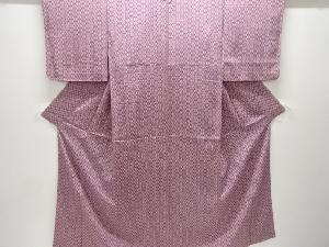 向かい扇模様小紋着物